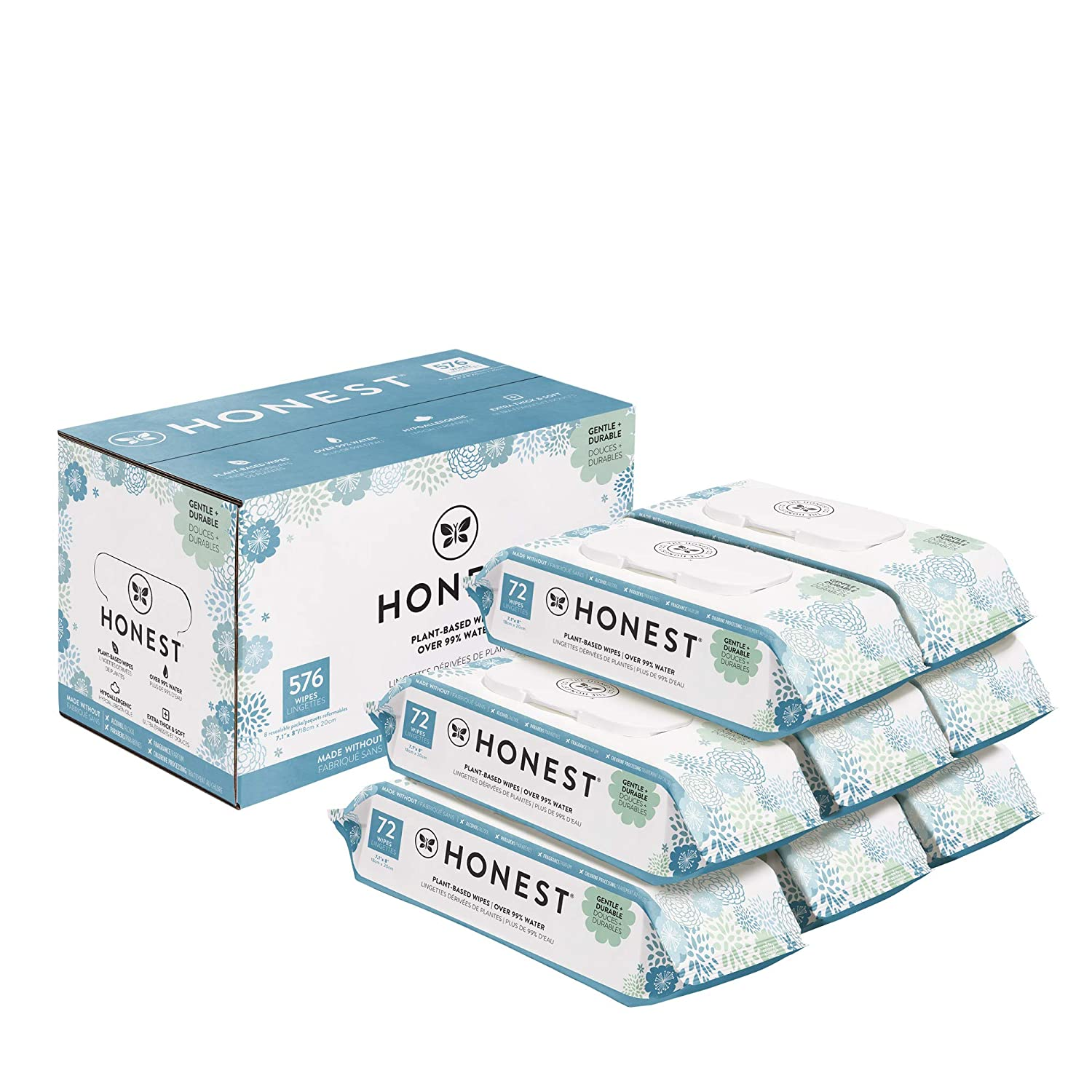 Honest Company wipes, classic,576