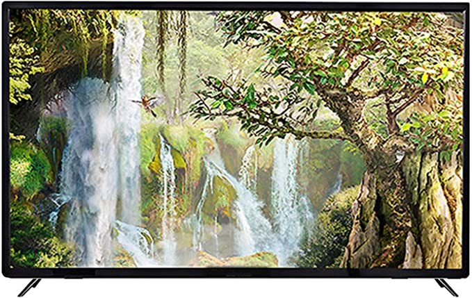 QIMO Sun Readable Smart Outdoor TV for Outdoor Covered Area, High Brightness Outdoor Television, 4K UHD HDR, WiFi, External Soundbar LED HDR Smart TV, 32in