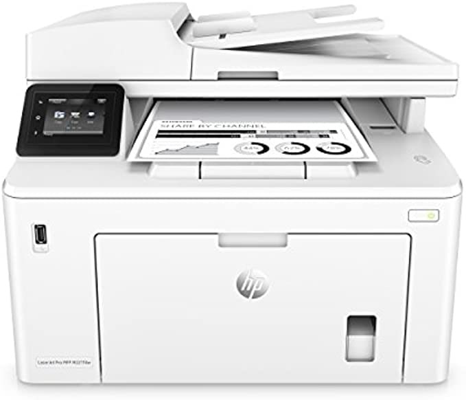 HP LaserJet Pro MFP M227fdw Wireless Monochrome All-in-One Printer with built-in Ethernet & 2-sided printing, works with Alexa (G3Q75A)
