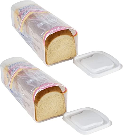 Bread Bread Plastic Crisper Airtight Holder, Set of 2