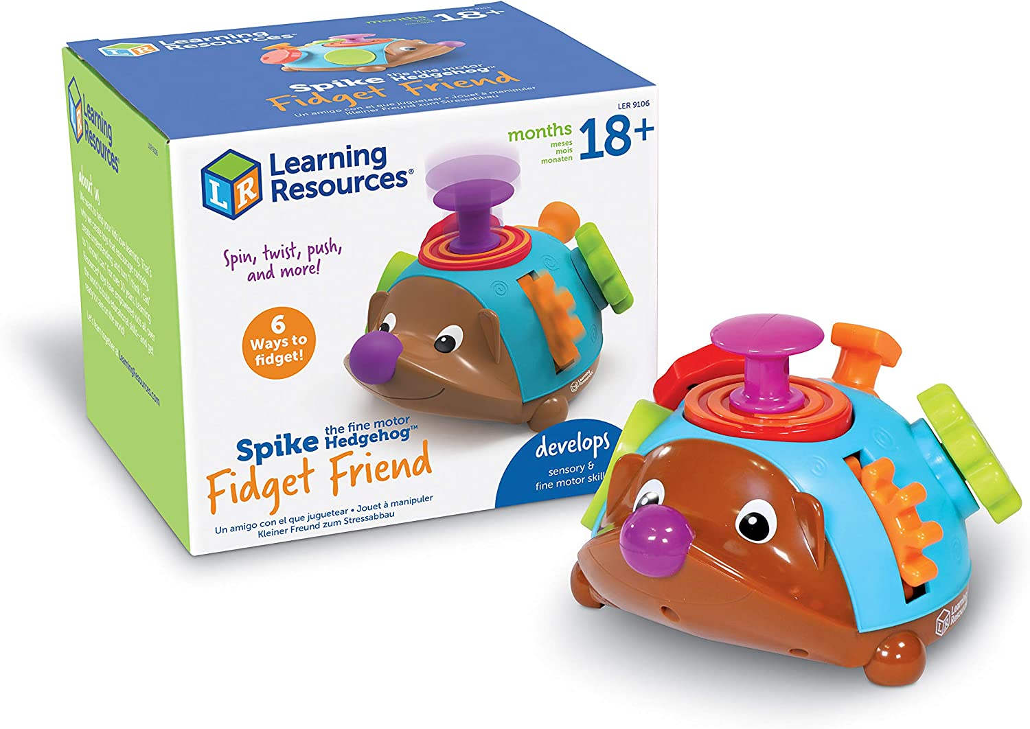 Spike fine electric hedgehog fidget friend, 2+