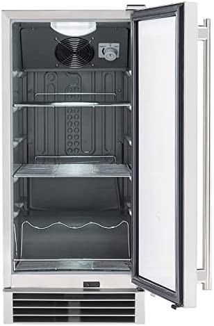 DUURA DR3 Compact Indoor Stainless Steel Refrigerator with 3 Cu. Ft. Storage