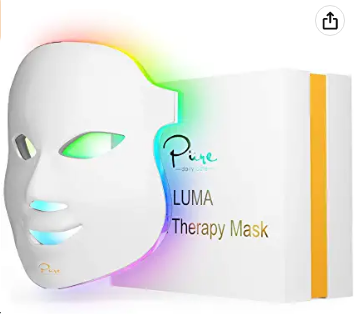 Luma LED Skin Treatment Mask - Home Skin Repair & Anti-Aging Light Therapy - 7 Colors LED - Facial Skin Care - Firms Skin - Wrinkles & Fine Lines - Boosts Collagen - Inflammation Fighter
