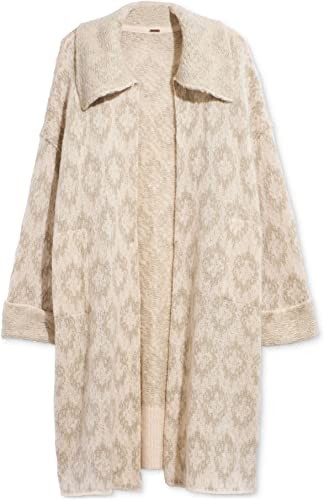 Sweater jacket with rhomboid portrait and napouska