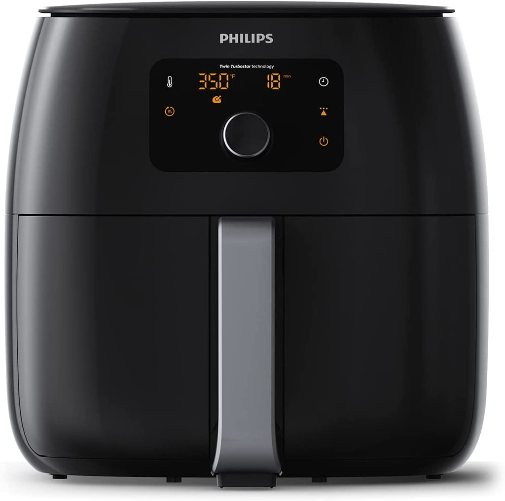 Philips premium airfryer XXL with fat removal technology, 3 pounds /7 quart, black, hd9650/96