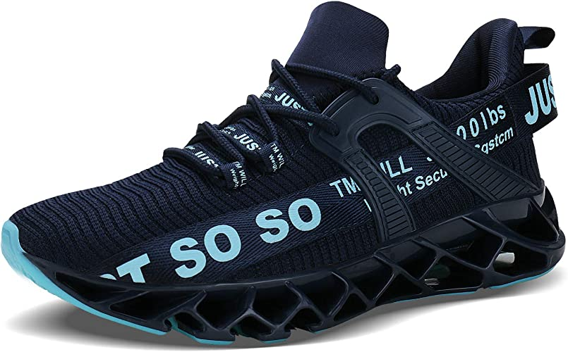 Men's Running Shoes Walking Non-Slip Blade Sneakers