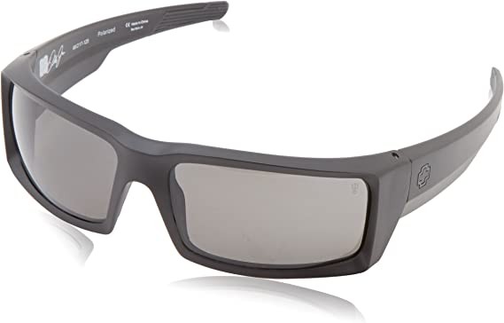Spy optics matte black universal polarized sunglasses with smell, black, one size