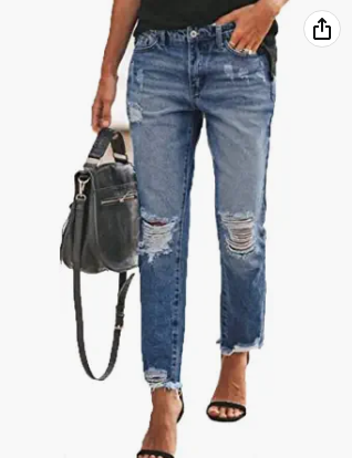 Visit the store, sidefeel a side sensation visit the store of women's free jeans boyfriends sidefeel from straw-torn torn jeans pants s-2xl