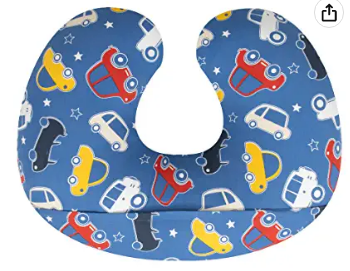 Pillow lift pillowcase for boys and girls, suitable for standard cushion positioner for child support, car and construction