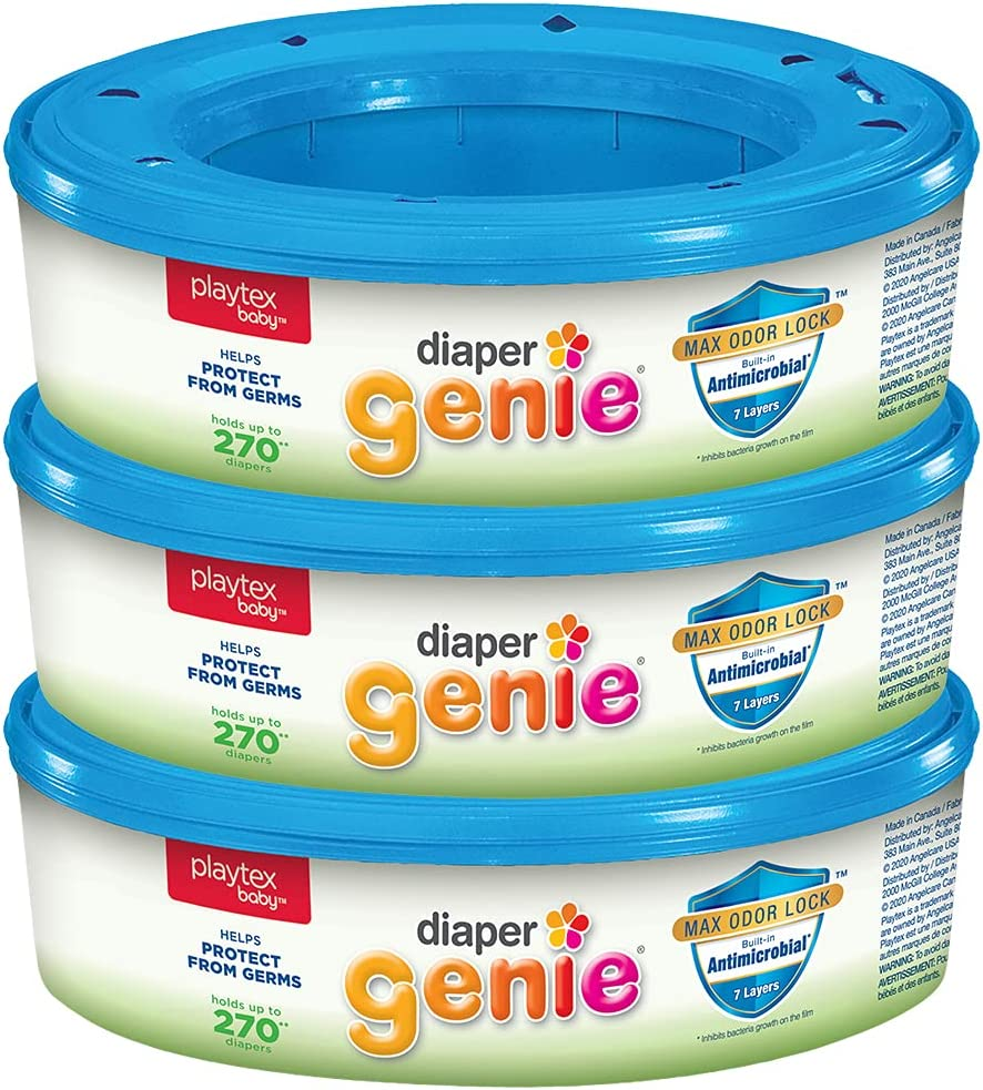 Playtex Baby Diaper Elf Supplement Pack, fresh,270 packs,3 packs