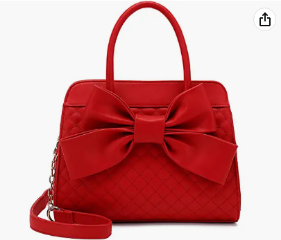 SCARLETON Ladies Handbag, Ladies Wallet, Wallet with Bow, Ladies Shoulder Bag, H1048,