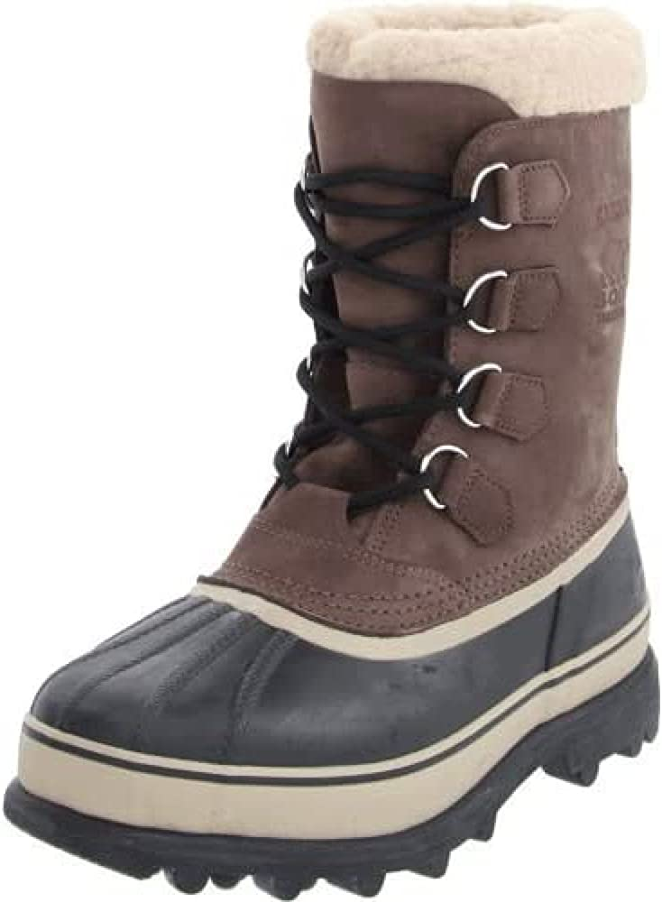 Sorel men's winter boots with deer