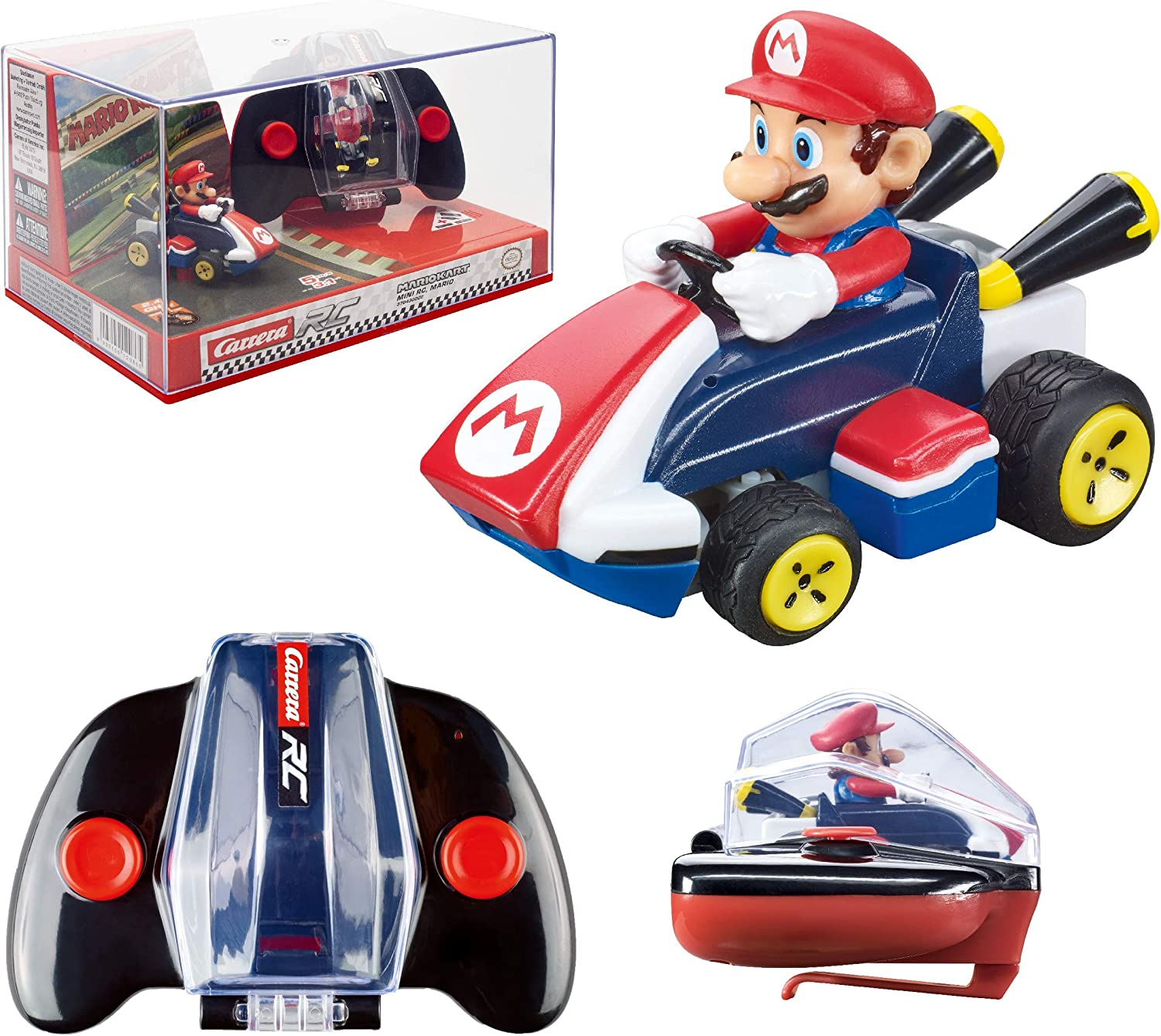 Carrera rc nintendo Mario kart 2.4 GHZ mini collector's radio controlled toy car - Mario
