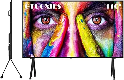 Gtuoxies 110-inch ultra hd TV with ultra large screen mounted unfan design mounted 24/7, ultra hd digital signage, ultra detail display, surreal, stunning 110-inch dis