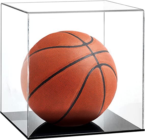 Ausstuff transparent basketball basketball box basketball helmet sports helmet sports shoes acrylic demonstration box is stored for the collection of sports souvenirs storage shape kubic