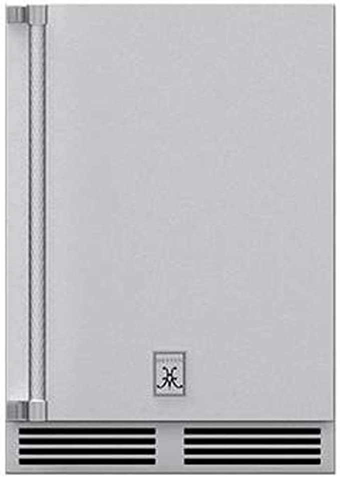 Hestan 24 Inch Wide Right Hinge 5.2 Cu. Ft. Compact Refrigerator, 24", Stainless