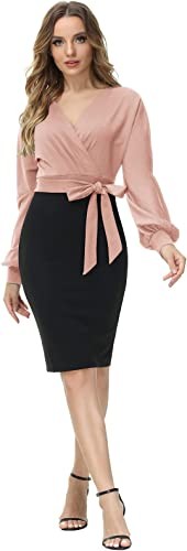 Grace karin women's work skirt - pencil wedding dress for long sleeve guests cocktail party