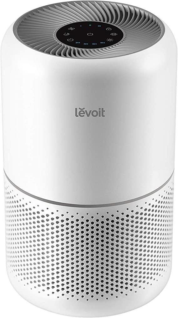 LEVOIT Home Allergy Air Purifier, H13 True HEPA Filter, 24db Filtration System Cleaner, Ozone Free, Removes 99.97% Dust Smoke Mold Pollen, Core 300, White