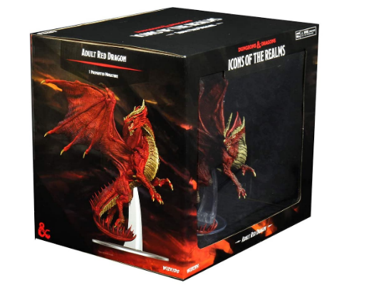 WizKids D&D Icons of the Realms Dungeons & Dragons Adult Red Dragon Premium Figure