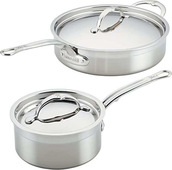 Hestan - ProBond Collection - Professional Clad Stainless Steel 4-Piece Starter Cookware Set