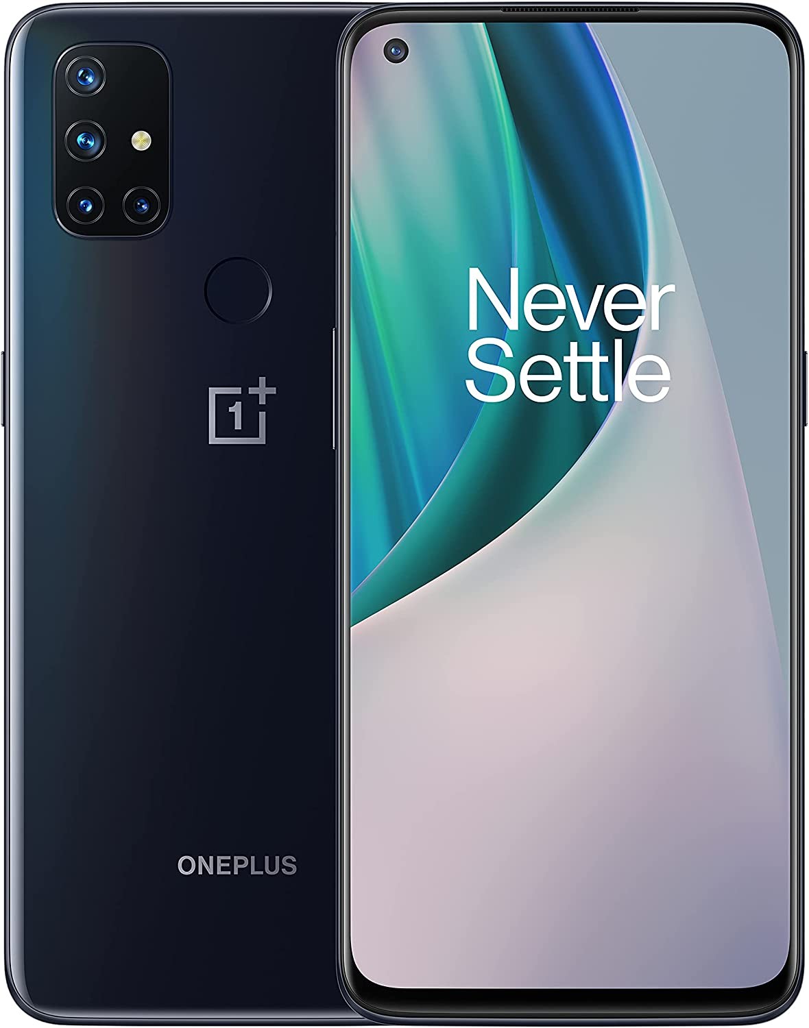 OnePlus Nord N10 5G Unlocked Smartphone, Midnight Ice​, 90Hz Refresh Rate, 6GB RAM + 128GB storage, US Version, Model BE2026
