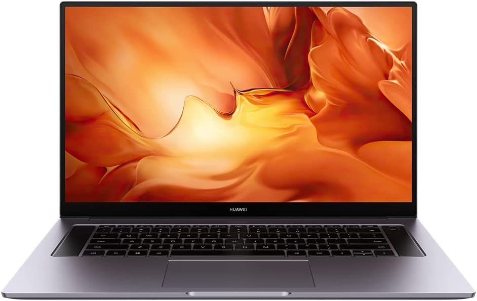 Huawei matebook d 16, amd ryzen notebook 5 4600h, 16 gb ram, 512 gb SSD, 16.1 "full-screen display 1080p FHD, thin metal case, fingerprint sensor, free upgrade to